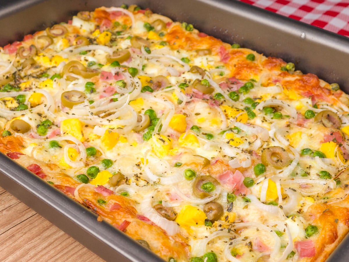 Como fazer Pizza Pão sem Sova