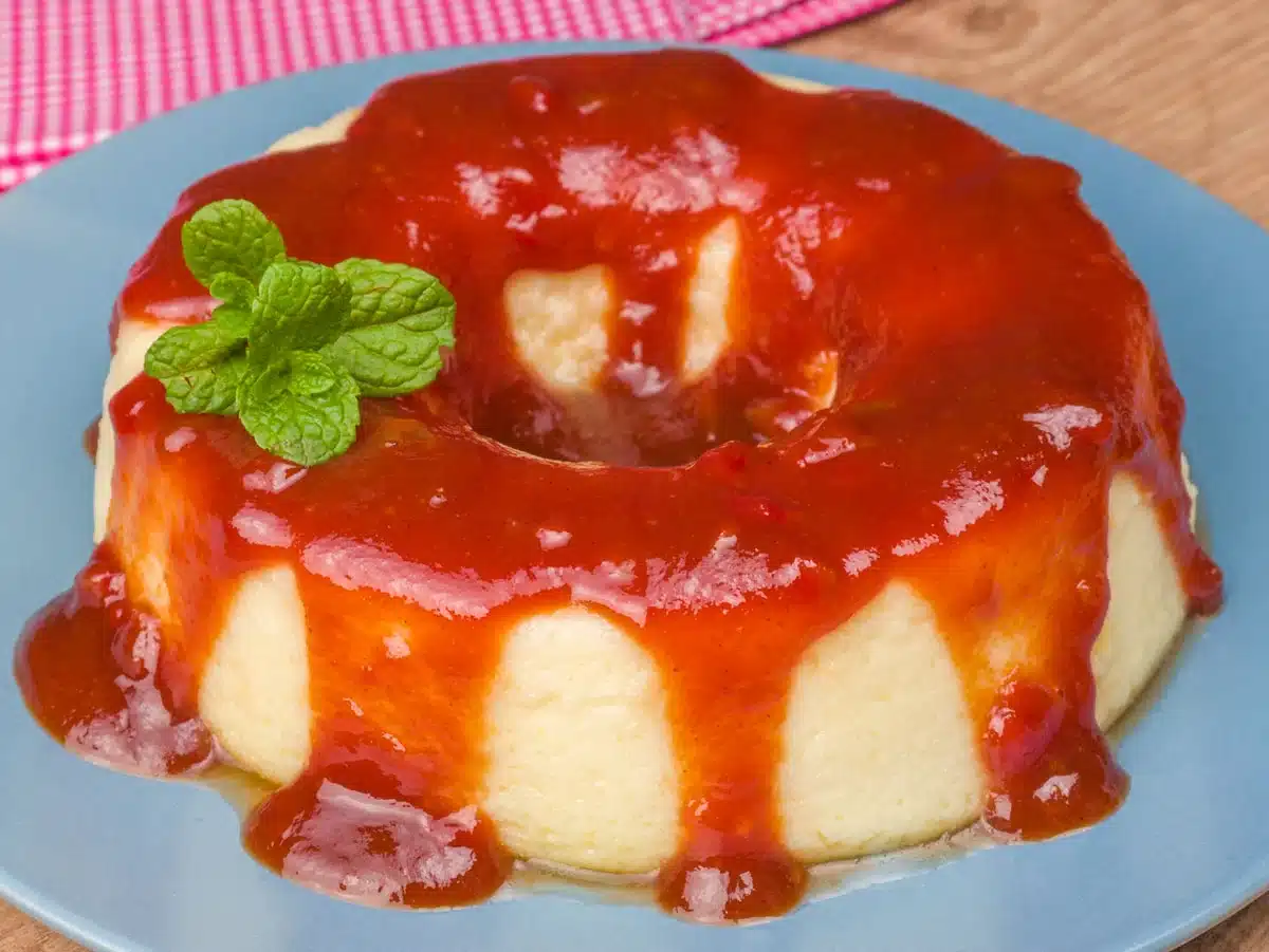 Foto da receita How to Make Cheese Pudding with Guava Paste