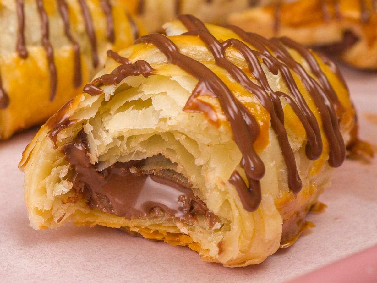 Como fazer Croissant de Chocolate
