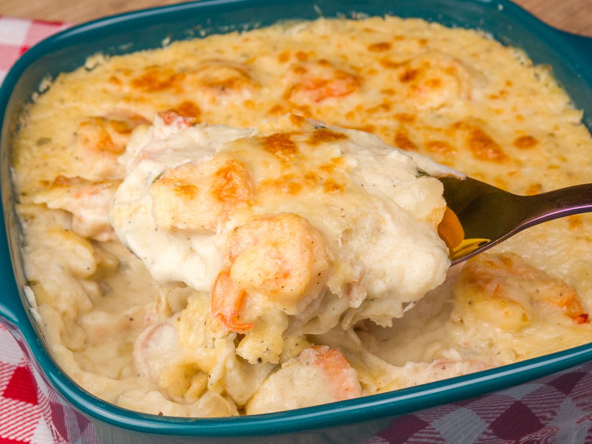 Como fazer Camarão Gratinado