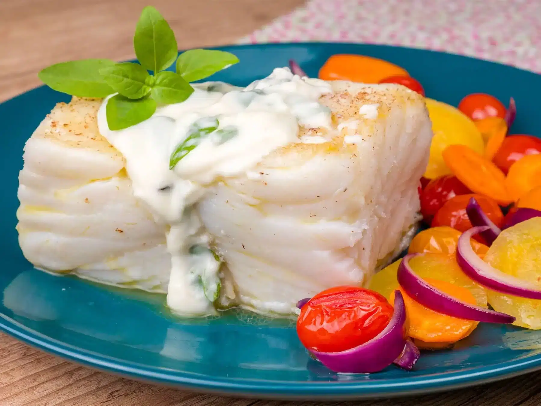 Como fazer Bacalhau com Molho de Manjericão