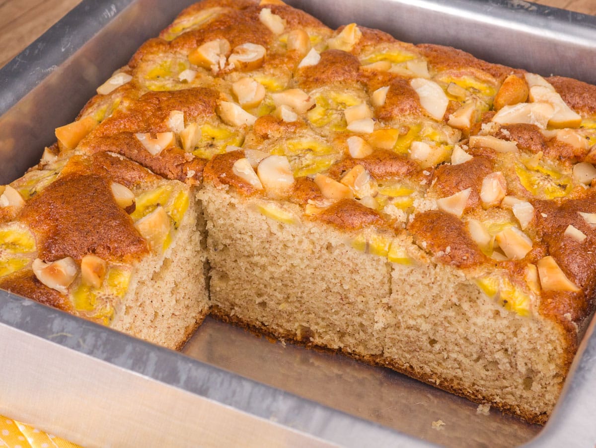 Como fazer Bolo de Banana com Castanha do Pará