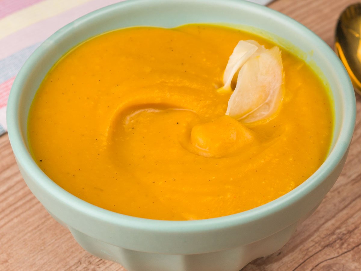 Como fazer Sopa Creme de Abóbora com Gengibre
