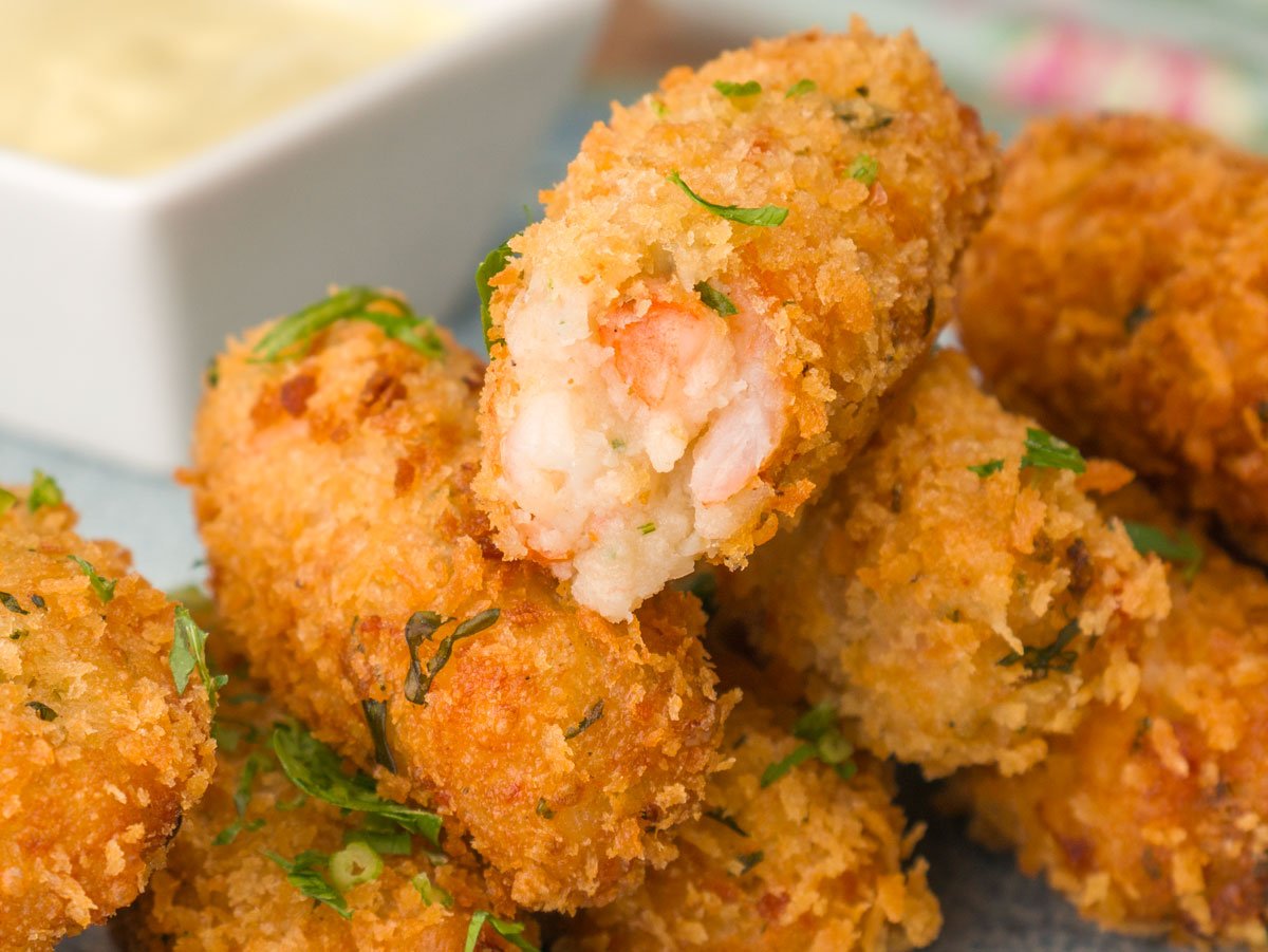 Como fazer Croquete de Camarão