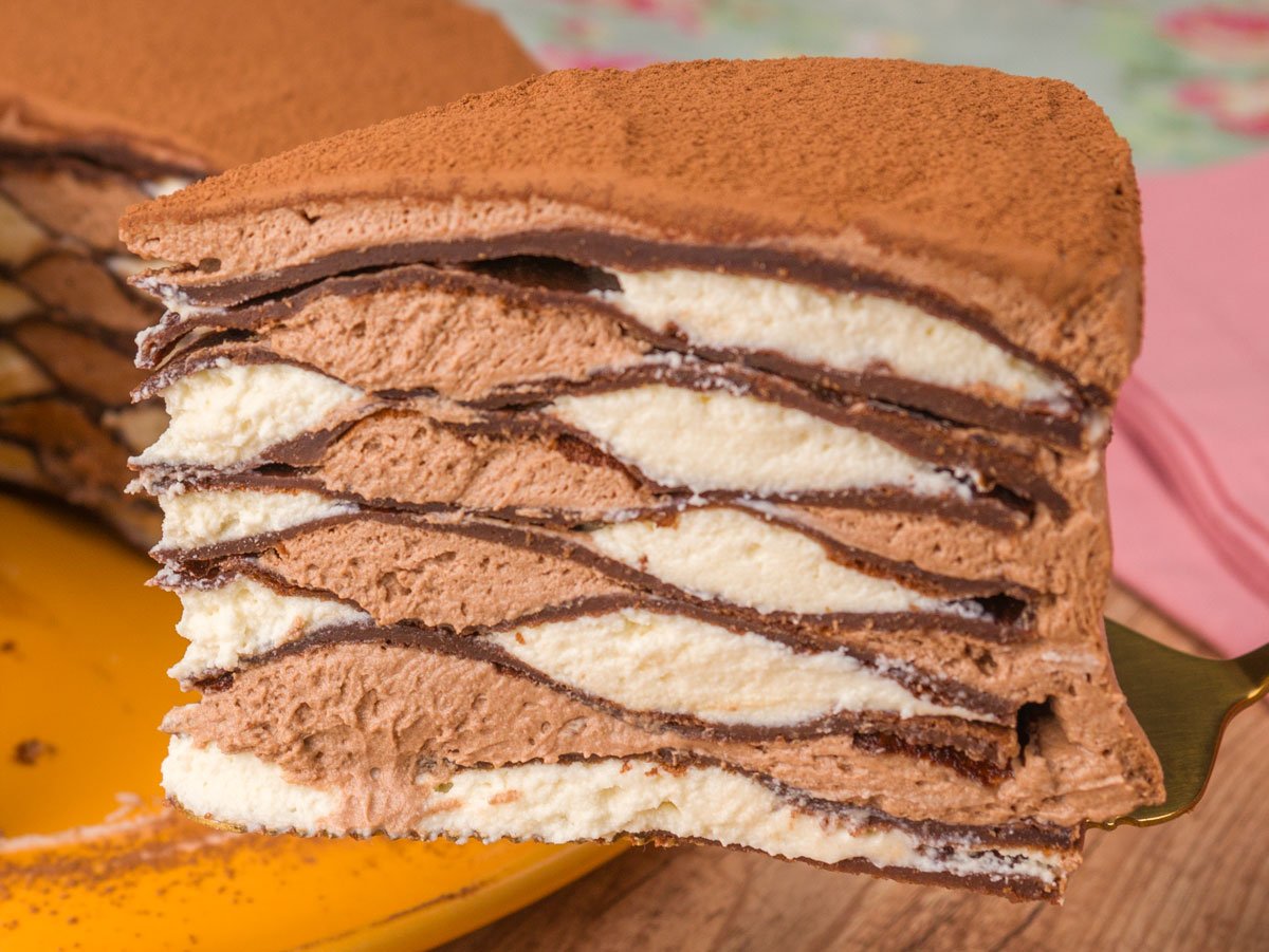 Como fazer Bolo Crepe de Chocolate