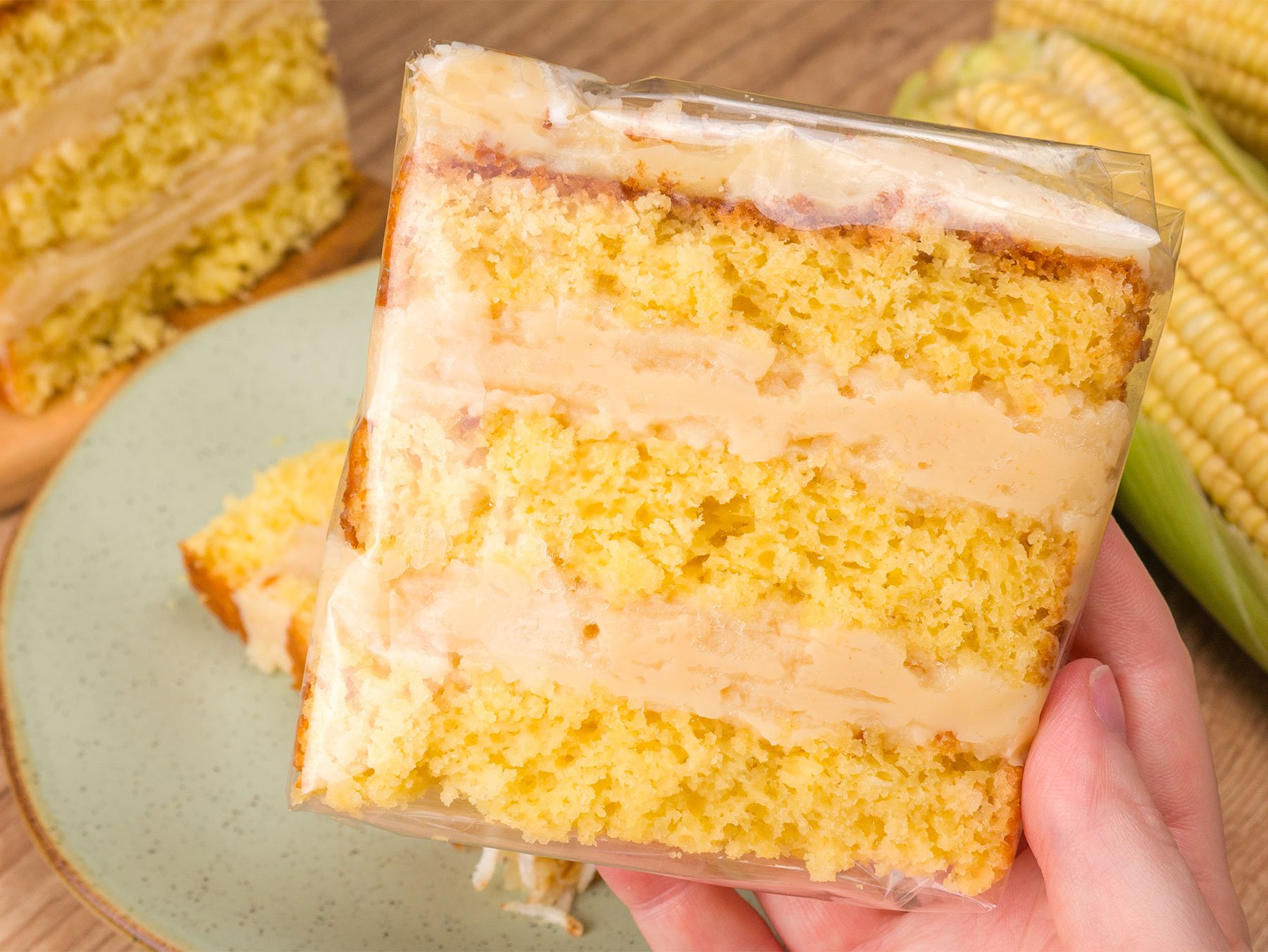 Como fazer Slice Cake de Milho com Coco