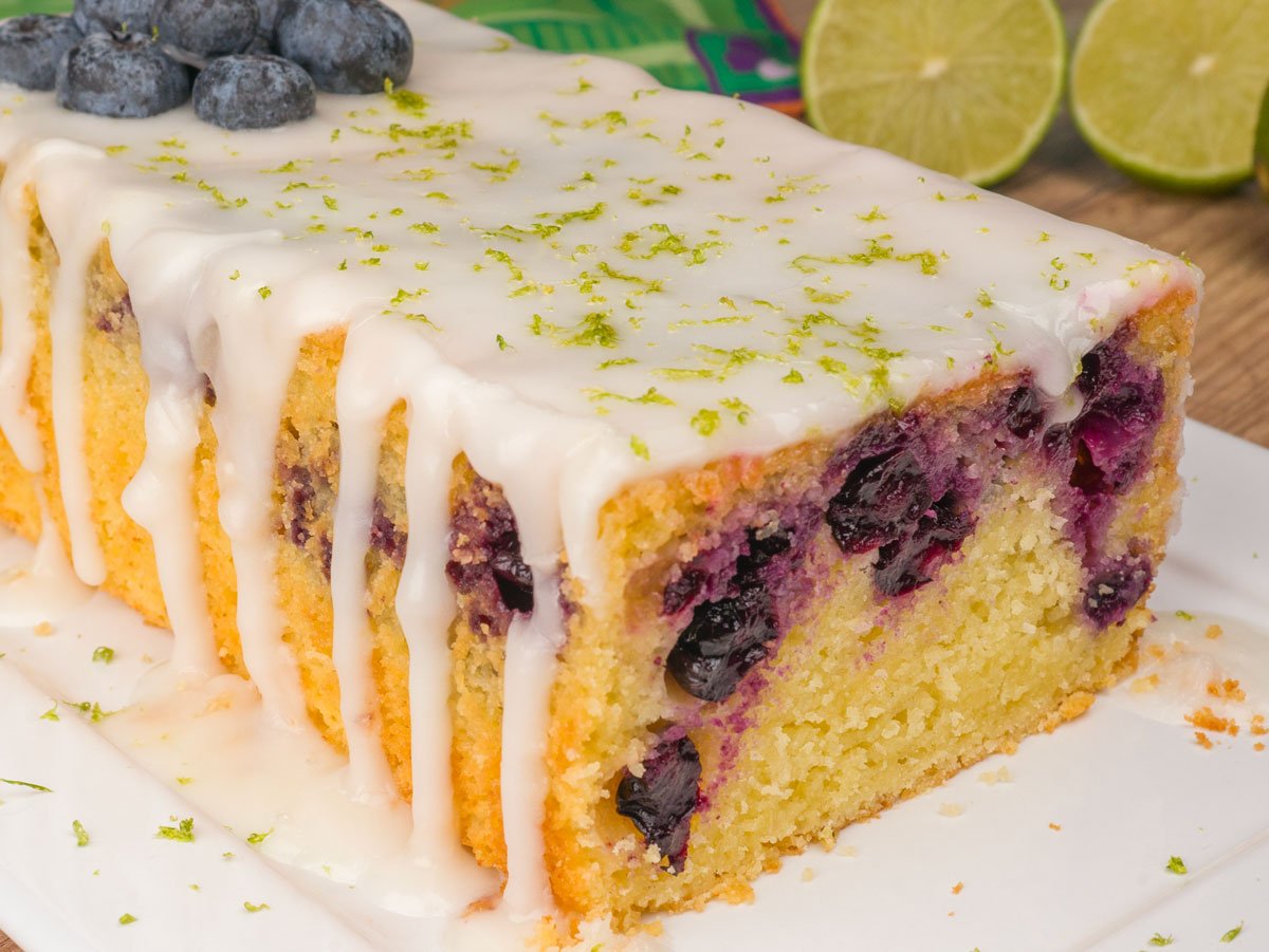 Como fazer Bolo de Limão com Mirtilos