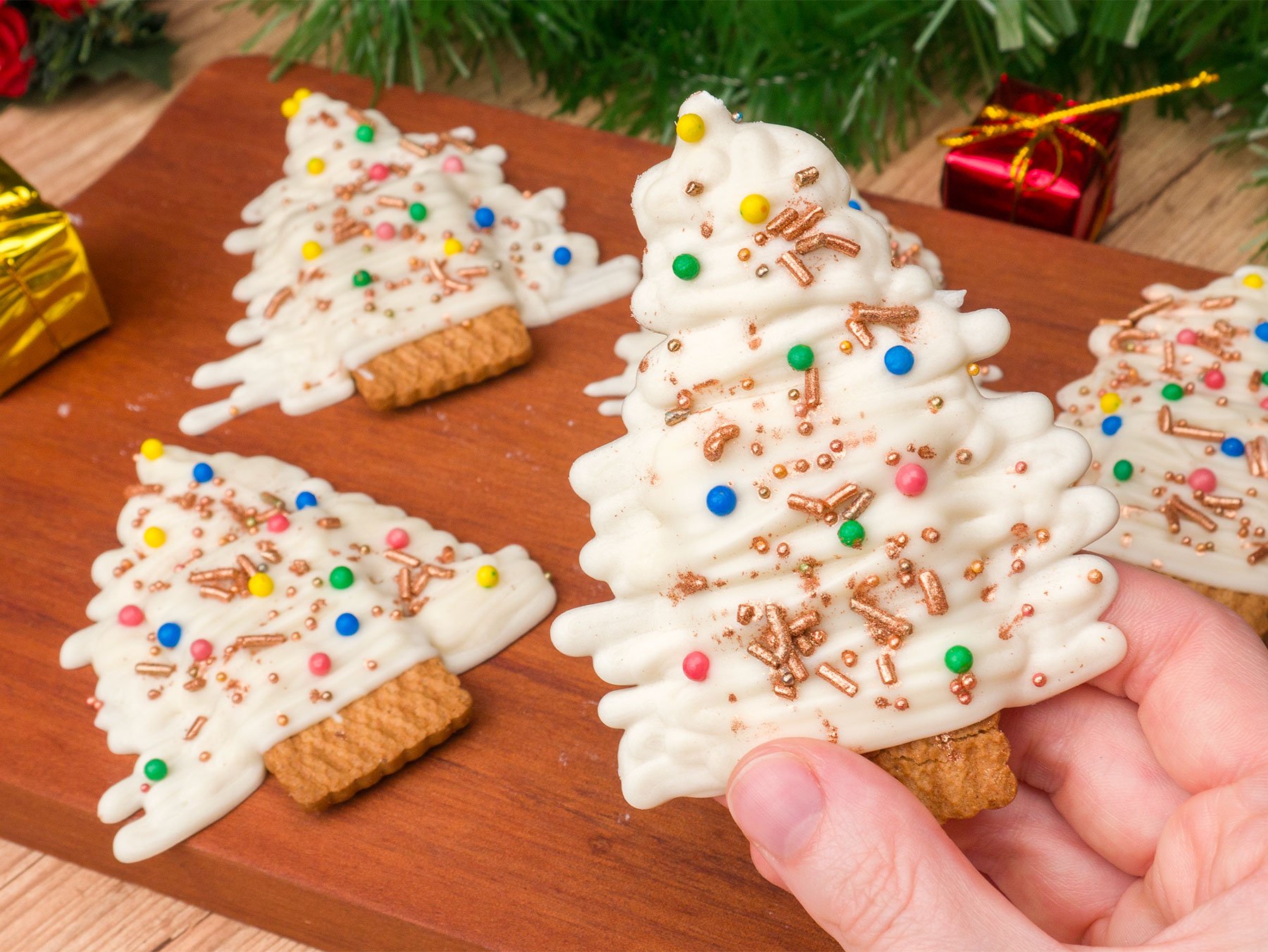 Como fazer Biscoitinho Árvore de Natal