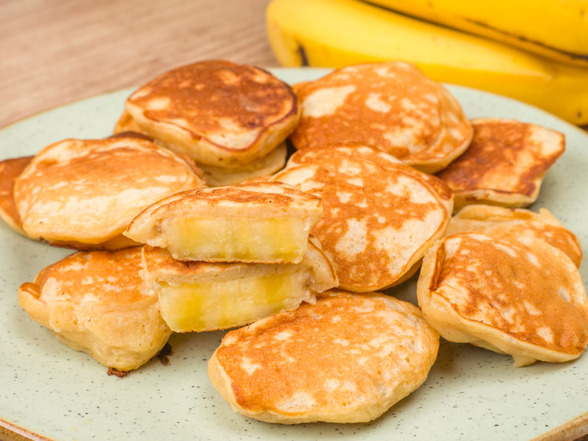 Como fazer Panqueca de Banana Recheada