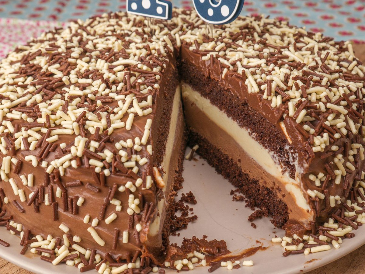 Como fazer Bolo Mousse 2 Amores
