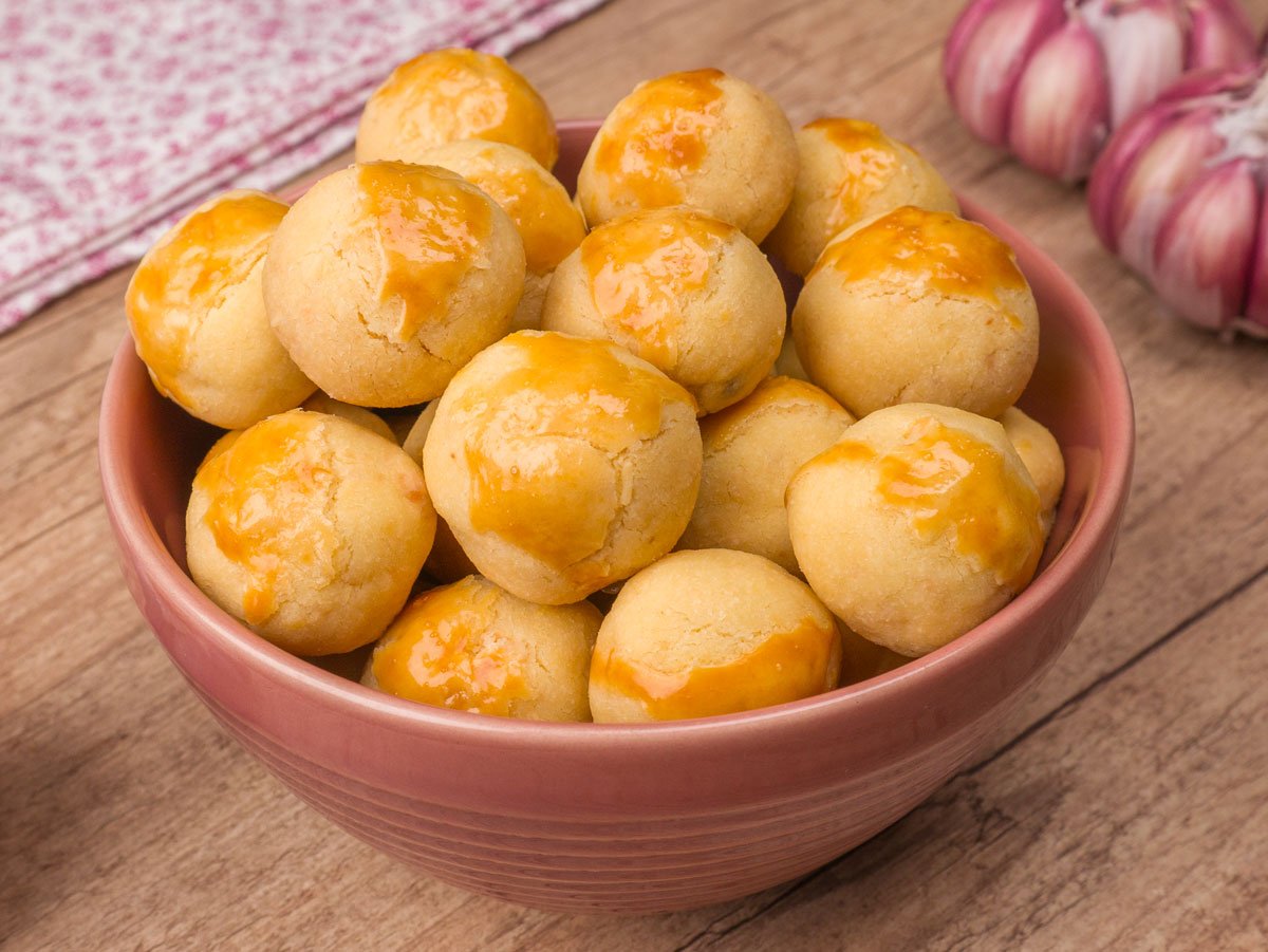 Foto da receita Como fazer Salgadinho de Alho com Queijo