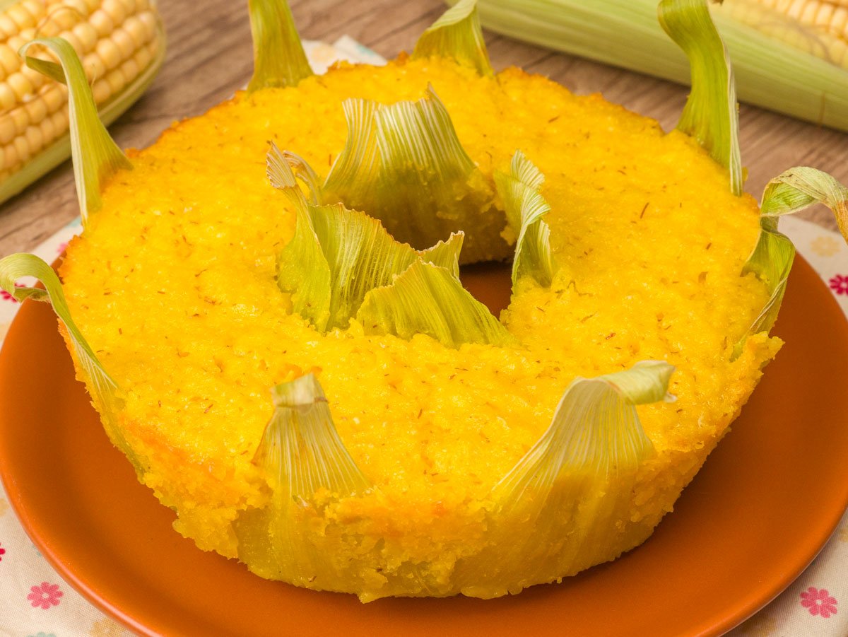 Foto da receita Como fazer Bolo de Pamonha