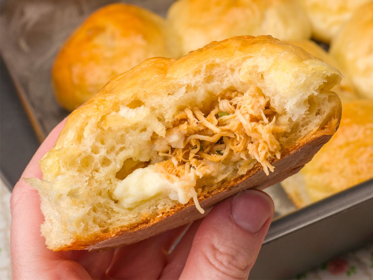 Foto da receita Como fazer Pão de Batata de Frango com Catupiry